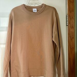 Zara Crewneck Sweater- camel color